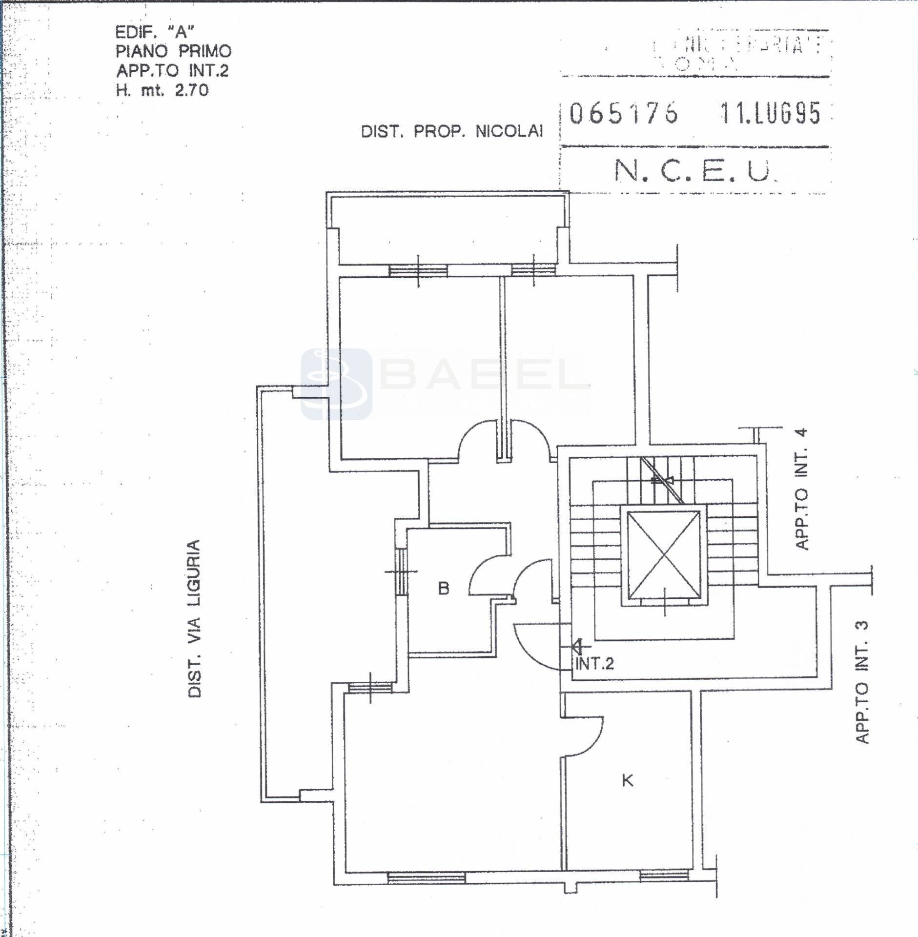 Foto 28 - Trilocale Via Liguria, Fonte Nuova - planimetria 1
