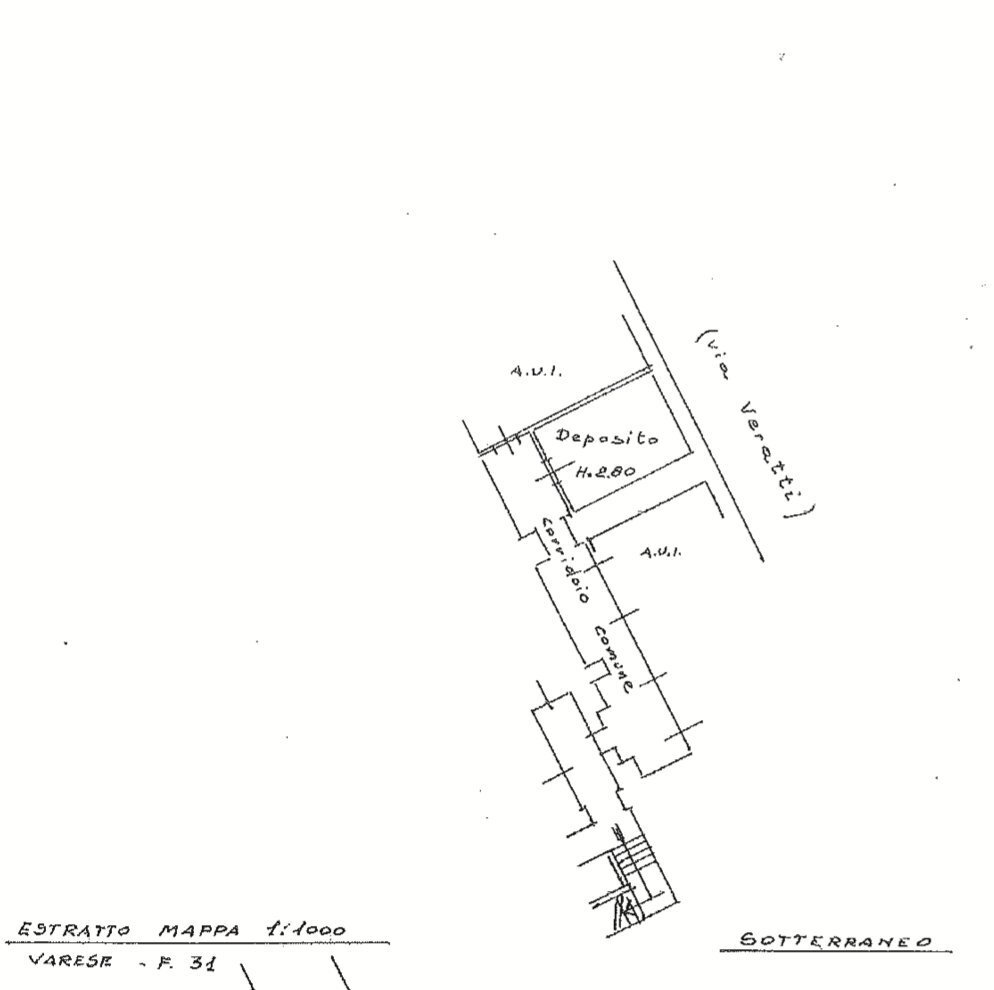 Office via Carlo Giuseppe Veratti, 3, Varese - floor plans 1