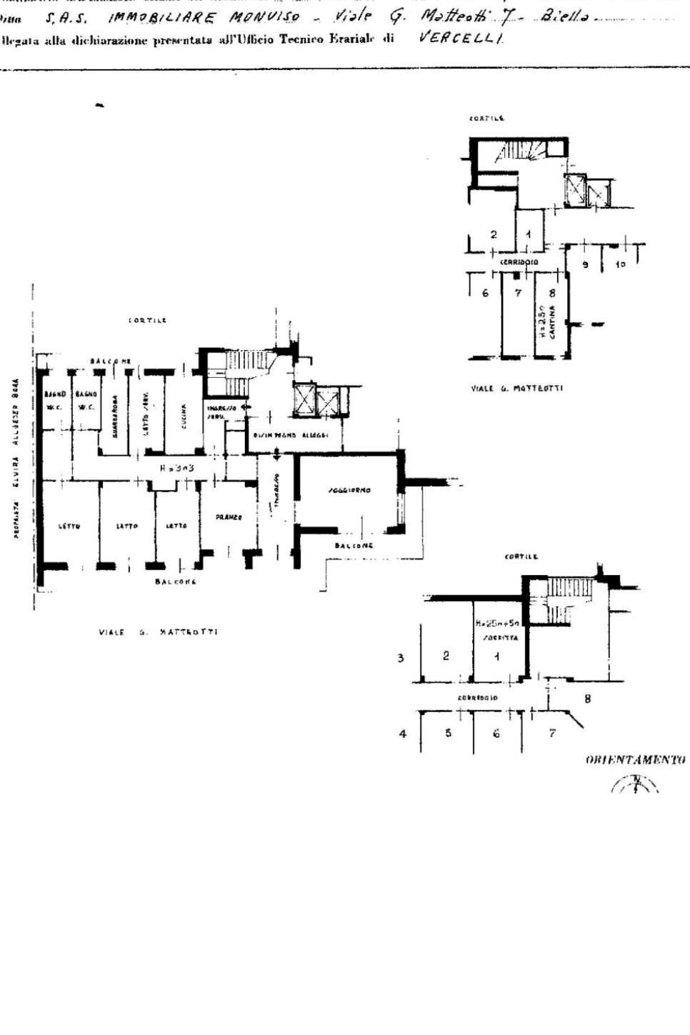 Apartment Biella - floor plans 1