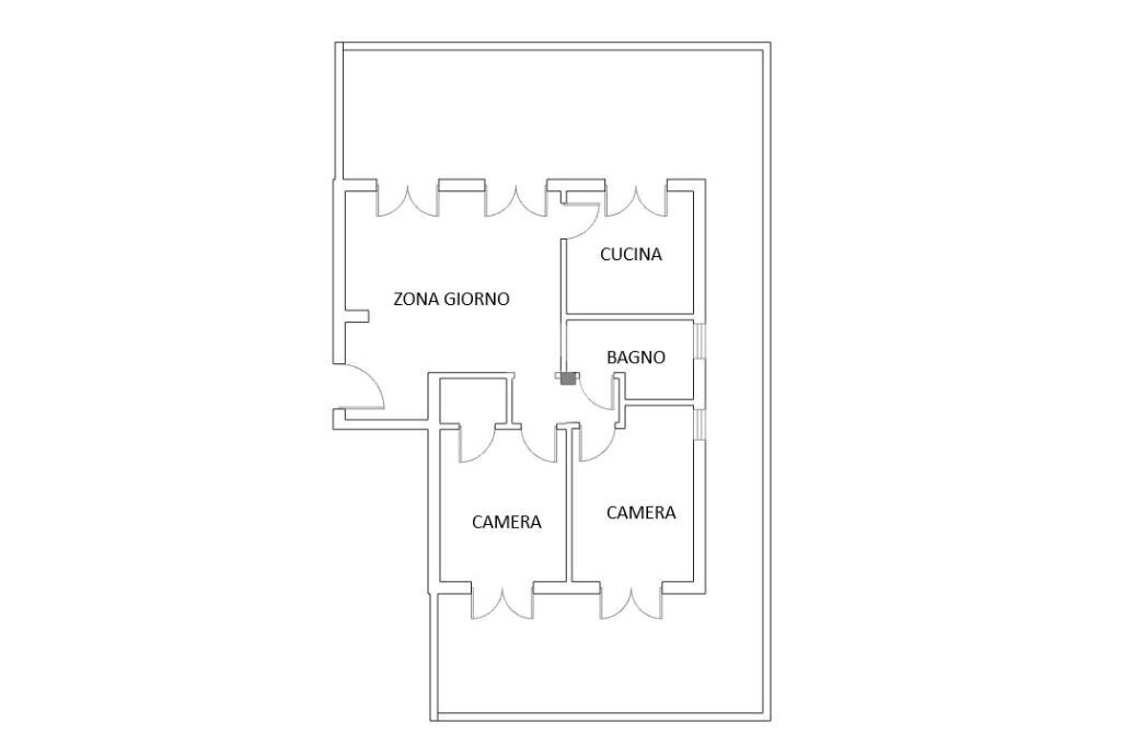 Attic Via delle Industrie, Albissola Marina - floor plans 1