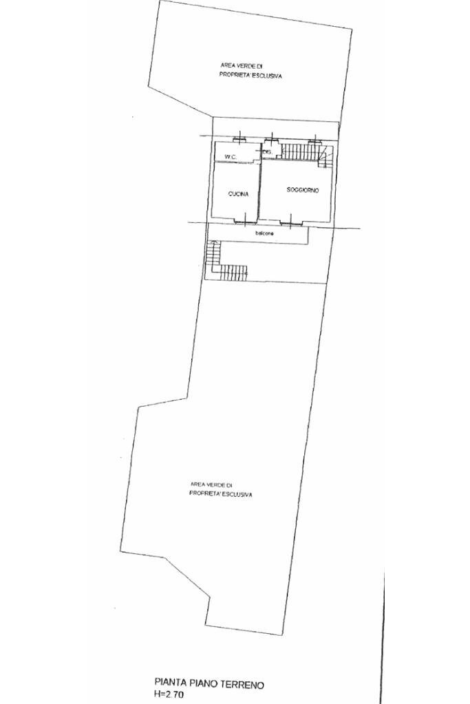 Semi-detached house Località Sopetto, San Carlo Canavese - floor plans 1