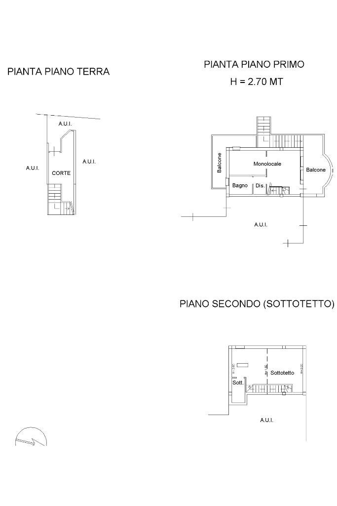 Bilocale Via G.B. Grassi, Cervia - planimetria 1