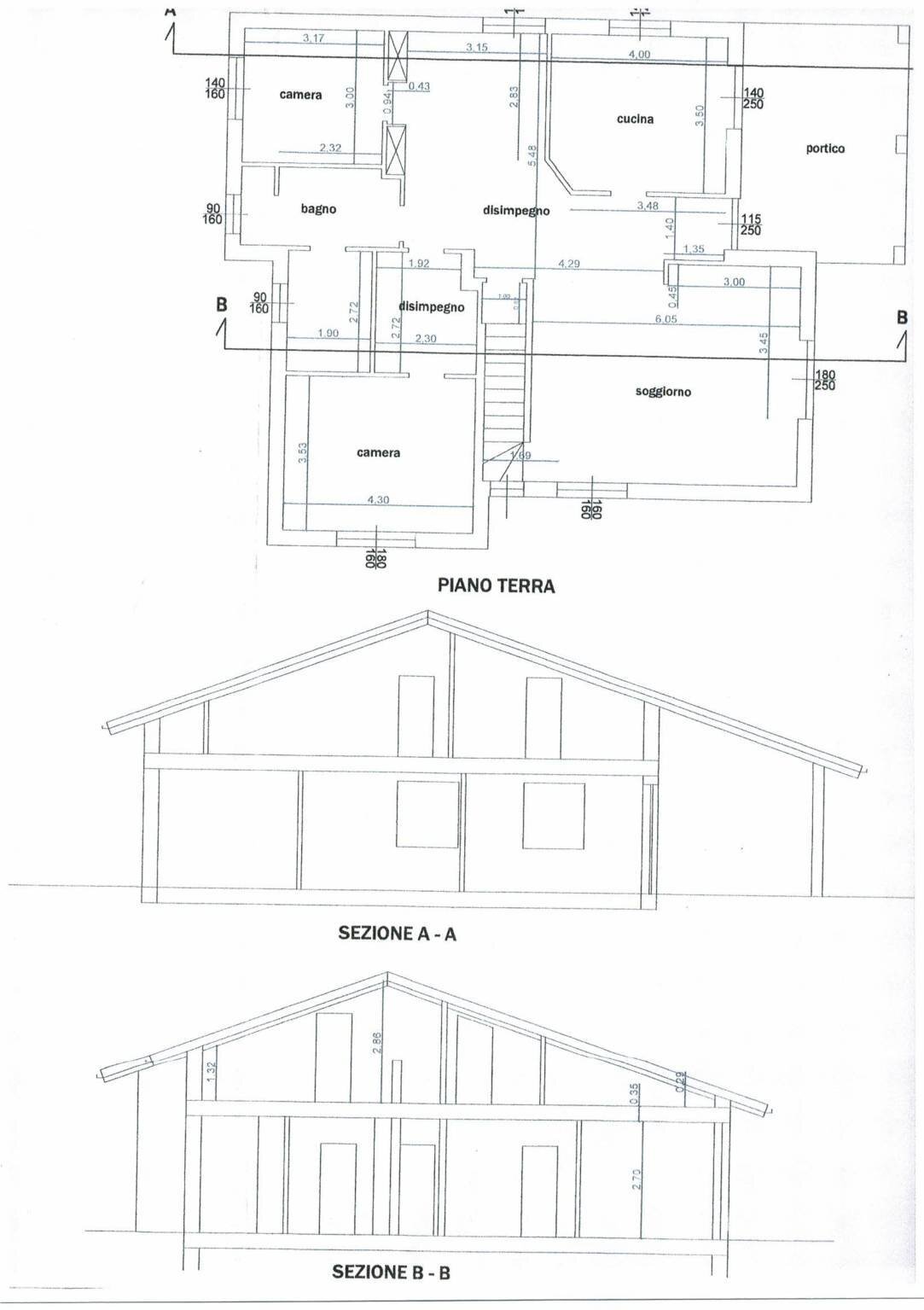 Villa via Erbamolle, Azzate - planimetria 1