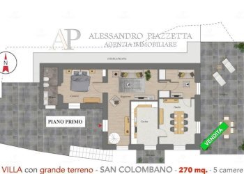 Planimetria - Villa San Colombano Certenoli - foto 37