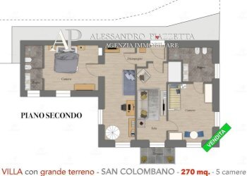 Planimetria - Villa San Colombano Certenoli - foto 38