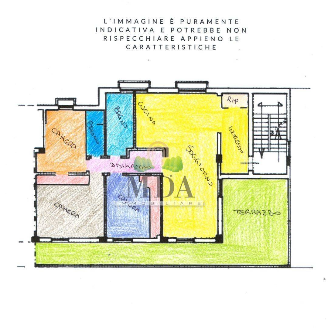 Foto 37 - Appartamento Spinetoli - planimetria 1