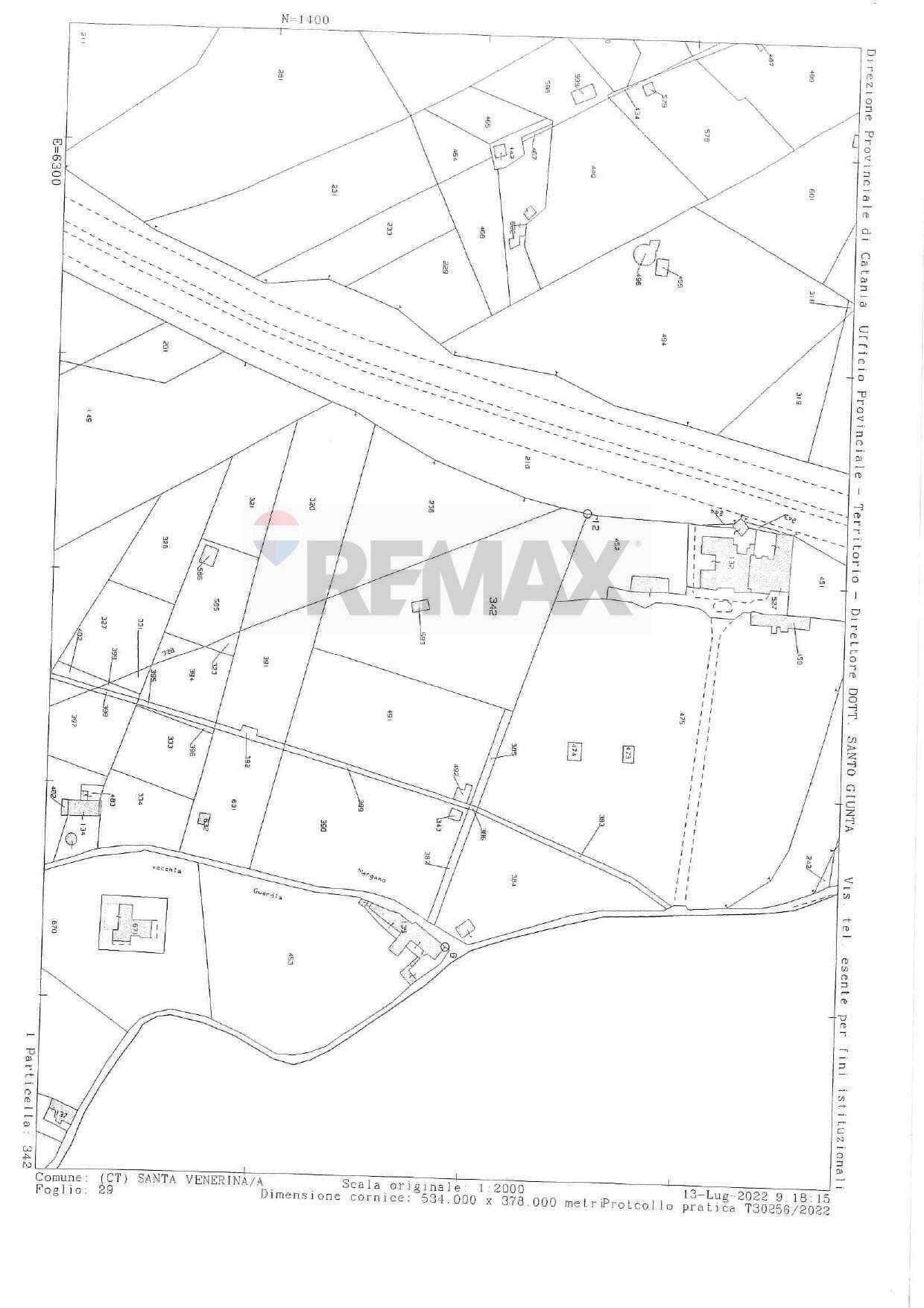 Pianta 2D - Terreno agricolo Via Caramma, Santa Venerina - planimetria 1