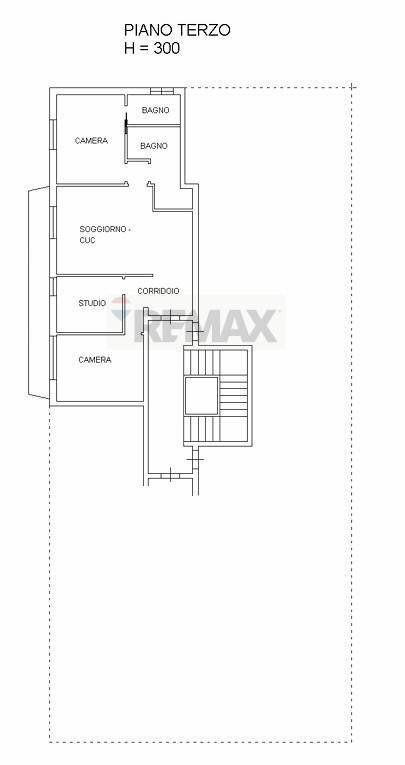 Pianta 2D - Quadrilocale Via XXV Aprile
 
37, Fidenza - planimetria 1