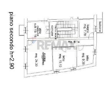Appartamento al grezzo - Casa semi indipendente via nazionale
 
31, Collecchio - planimetria 1