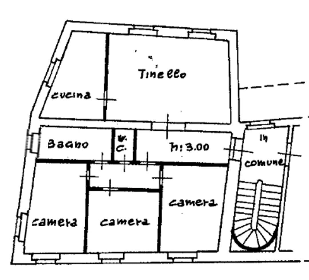 Foto 3 - Quadrilocale sfrondati
 
15, Bellagio - planimetria 1