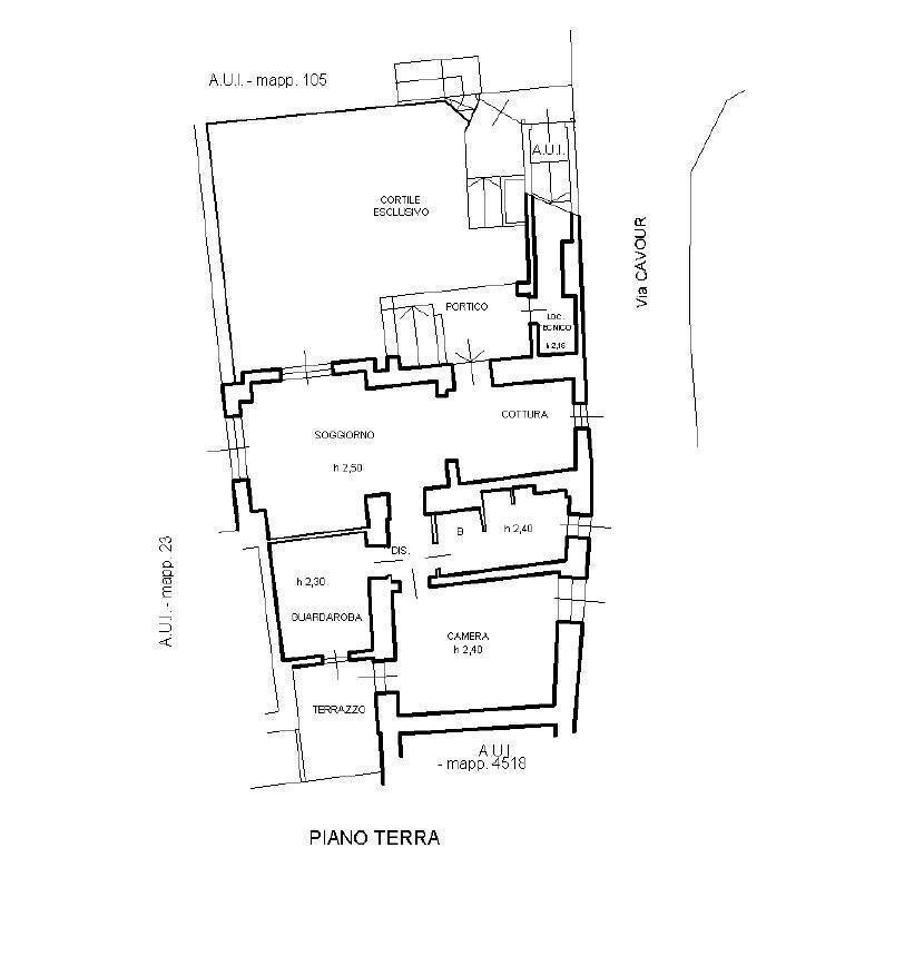 Foto 21 - Trilocale via Castelfidardo
 
1, Gemonio - planimetria 1