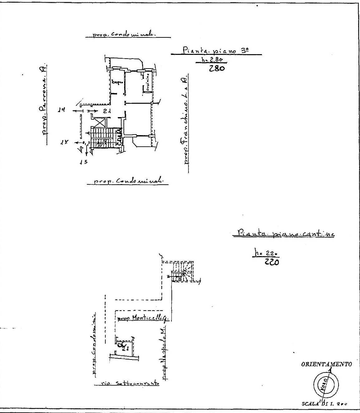 Foto 16 - Bilocale VIA SOTTOCNVENTO
 
55, Ventimiglia - planimetria 1