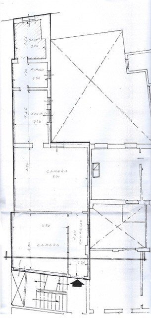 Bilocale via Nosadella, Bologna (zona Costa Saragozza) - planimetria 1