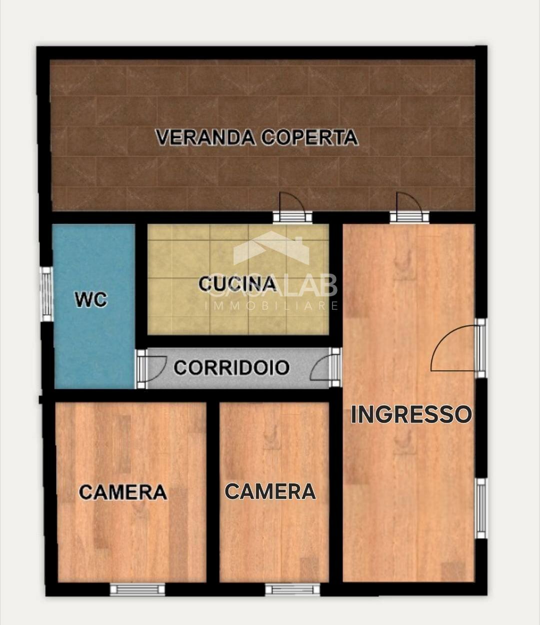 Foto 2 - Villa via don luigi sturzo
 
197, Carini - planimetria 1