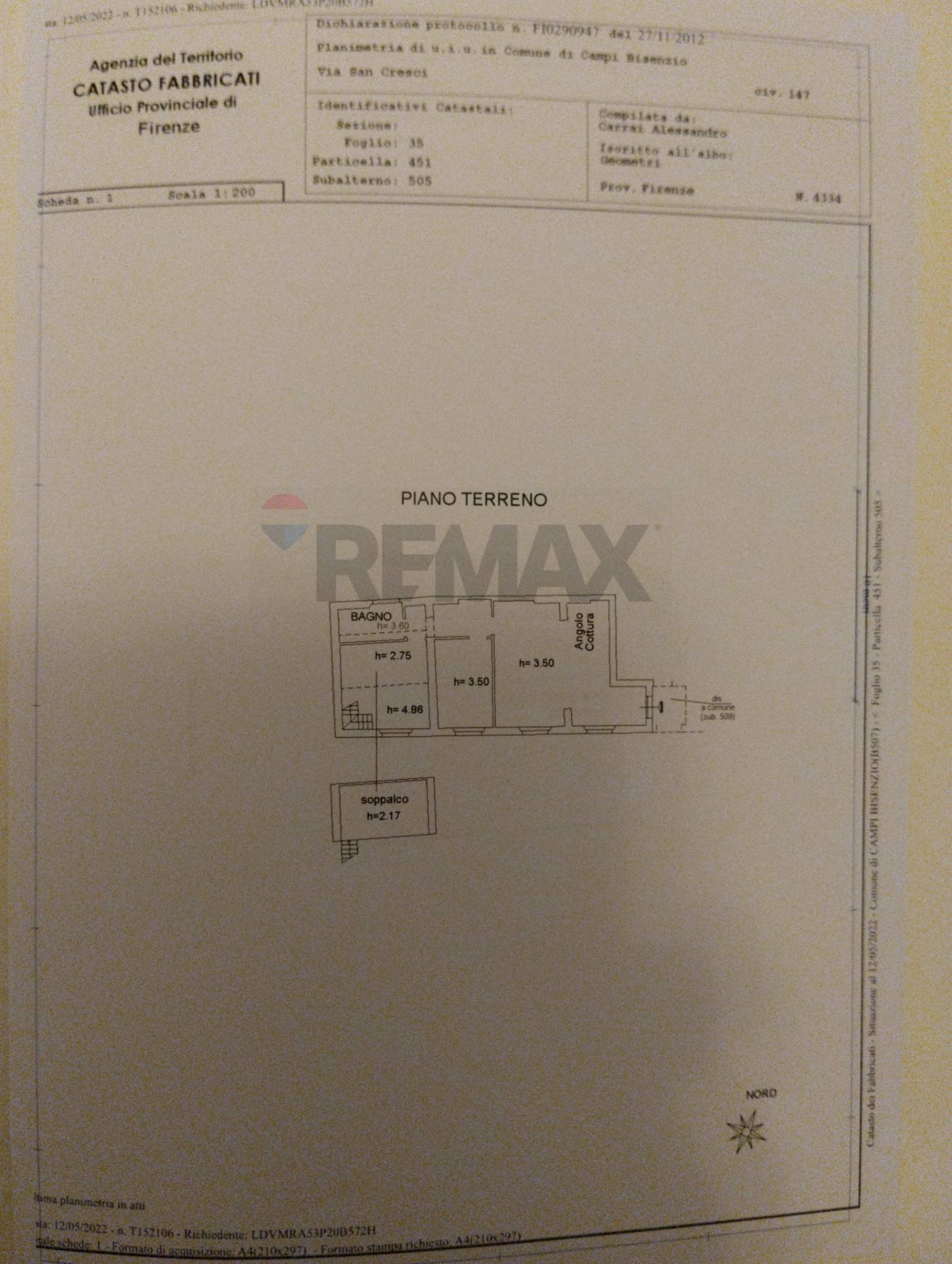 Pianta 2D - Four-room apartment via San Cresci
 
147, Campi Bisenzio - floor plans 1