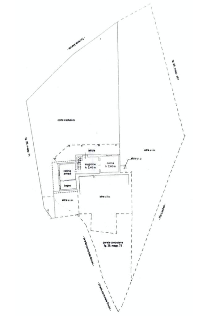 Porzione di casa Strada Provinciale, Stellanello - planimetria 1