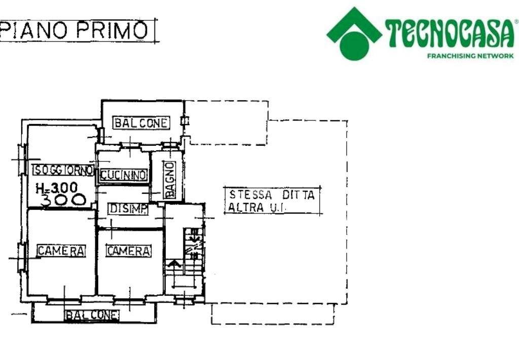 Trilocale Via Foratella, Gassino Torinese - planimetria 1