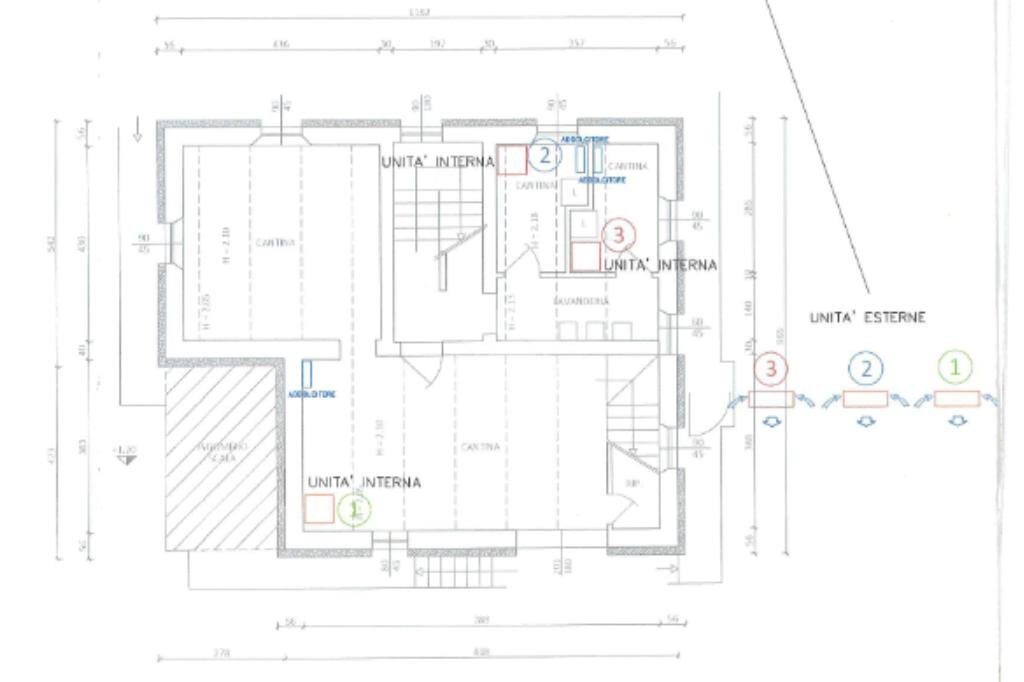 Villa Via Aldo Dall'Aglio, Reggio nell'Emilia - planimetria 1