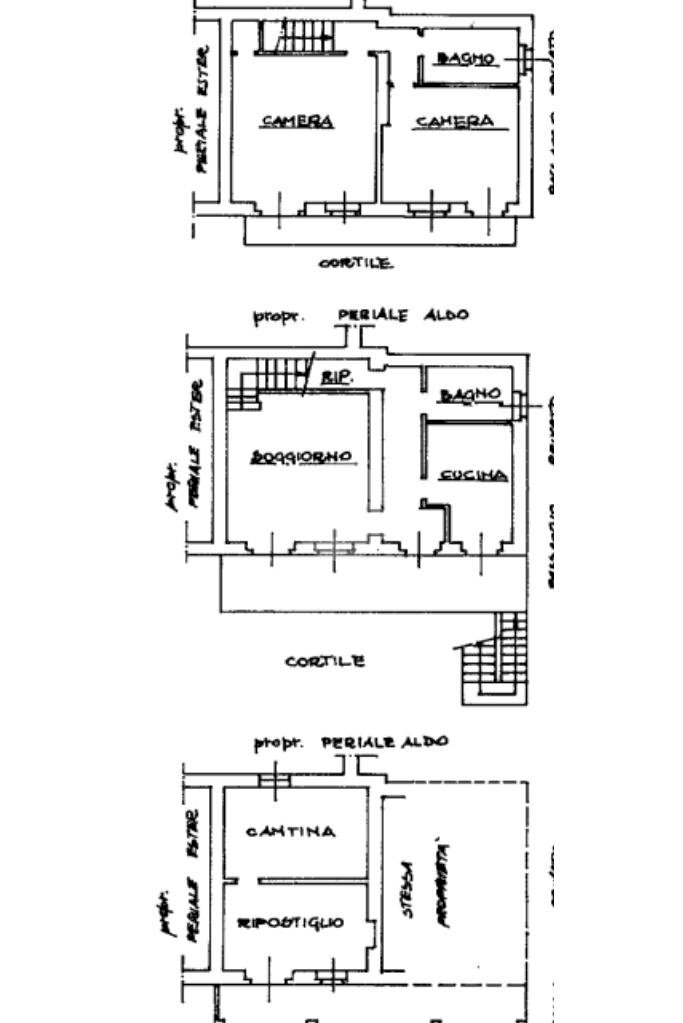 Casa semi indipendente Via Maritano Lino, Avigliana - planimetria 1