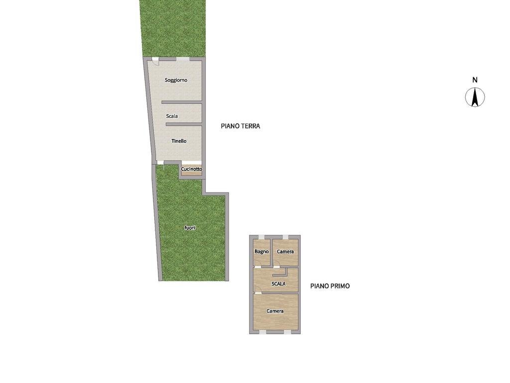 Casa semi indipendente Via Camillo Benso Conte di Cavour, Alessandria - planimetria 1