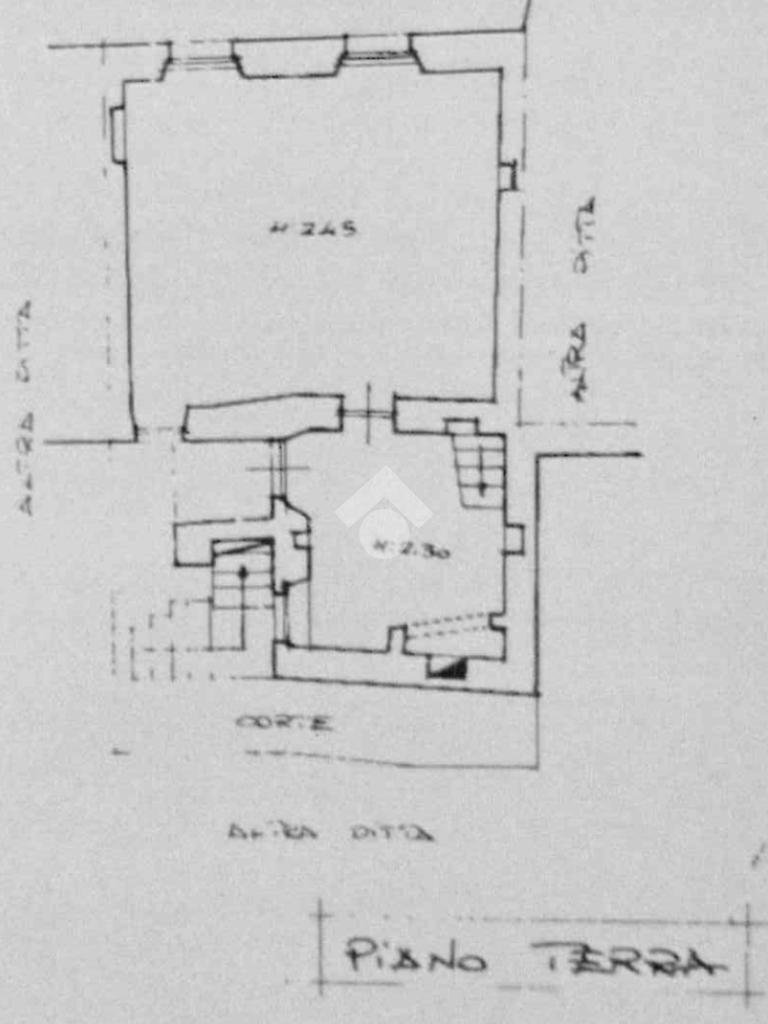 Semi-detached house Via Nicola Sturla, San Colombano Certenoli - floor plans 1