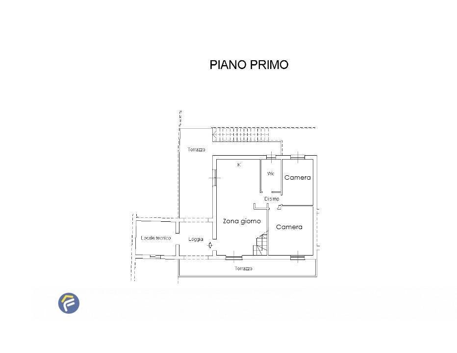 Foto 33 - Casa semi indipendente Via Vilmar, Vezzi Portio - planimetria 1