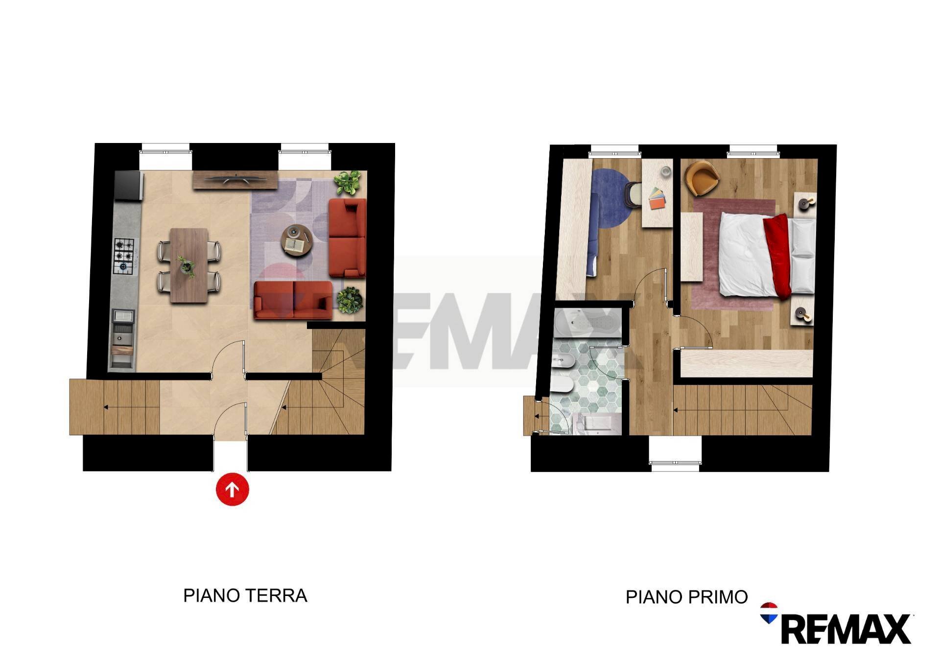 Pianta 2D - Casa indipendente Endine Gaiano - foto 3