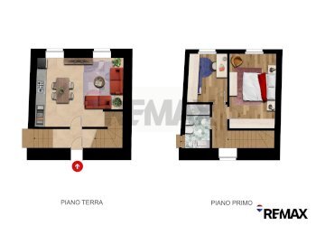 Pianta 2D - Casa indipendente Endine Gaiano - foto 3