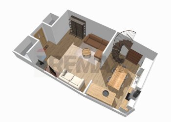 Pianta 3D - Casa semi indipendente Darfo Boario Terme - foto 25