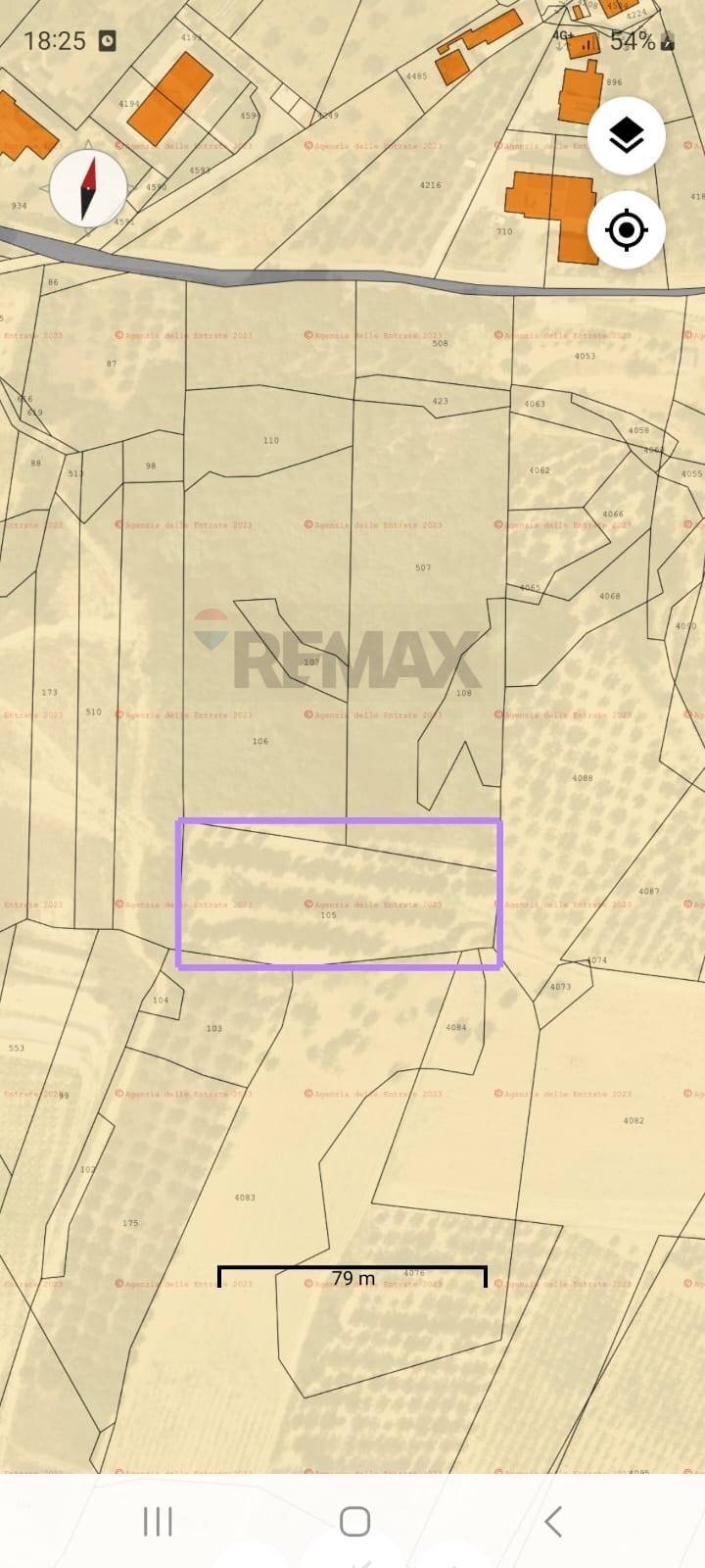 Pianta 2D - Terreno agricolo via valleparo, Torrevecchia Teatina - foto 3