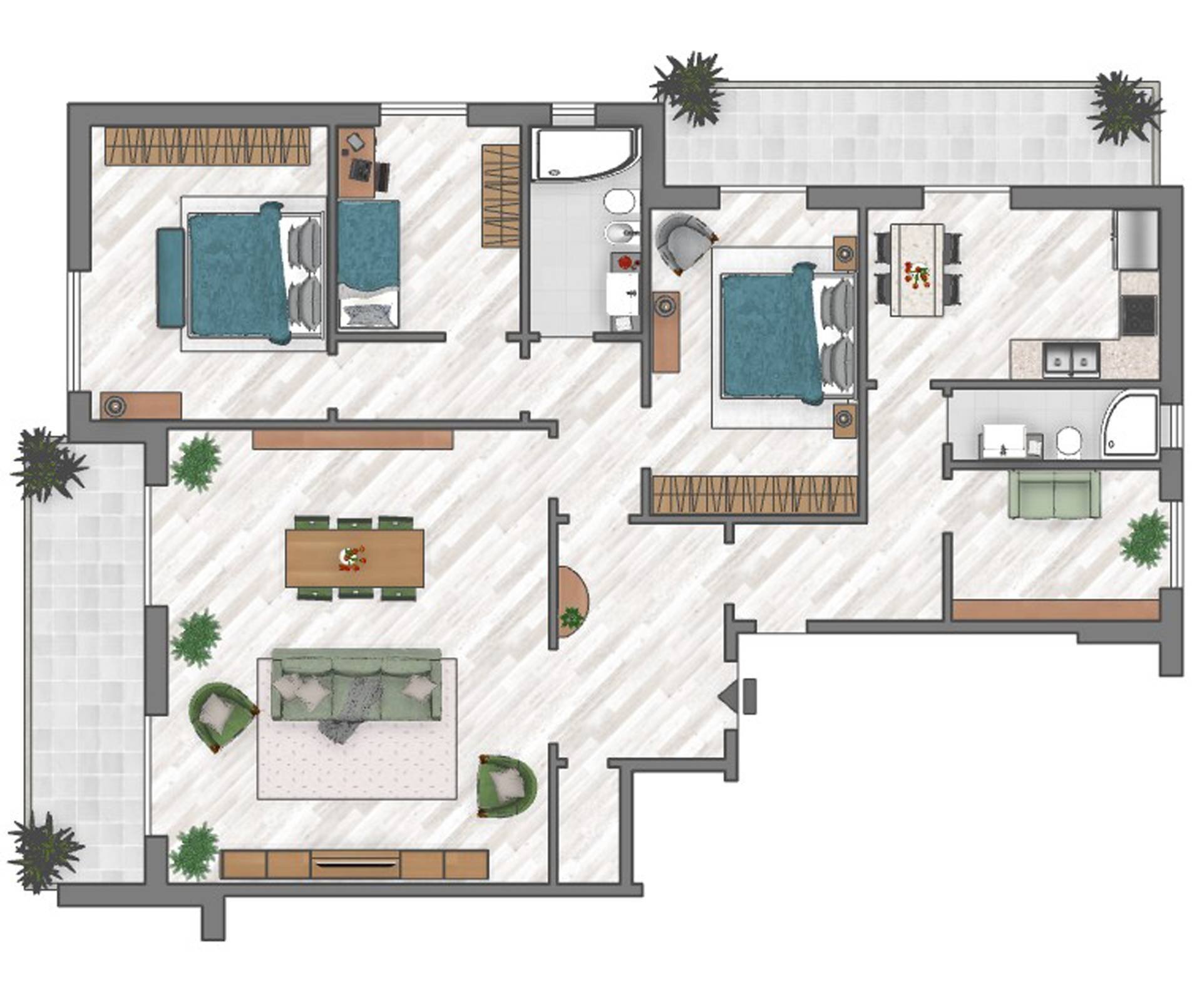 Foto 1 - Appartamento Via Scogli, Genova - planimetria 1