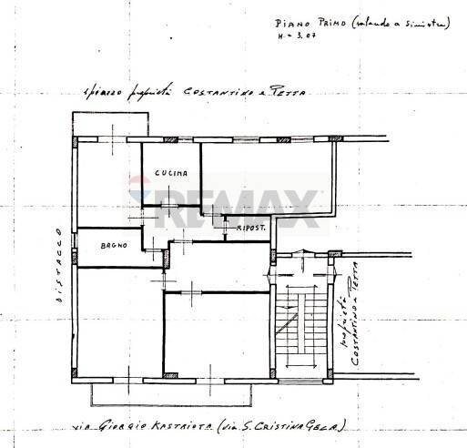 Pianta 2D - Appartamento via giorgio kastriota
 
161, Piana degli Albanesi - planimetria 1
