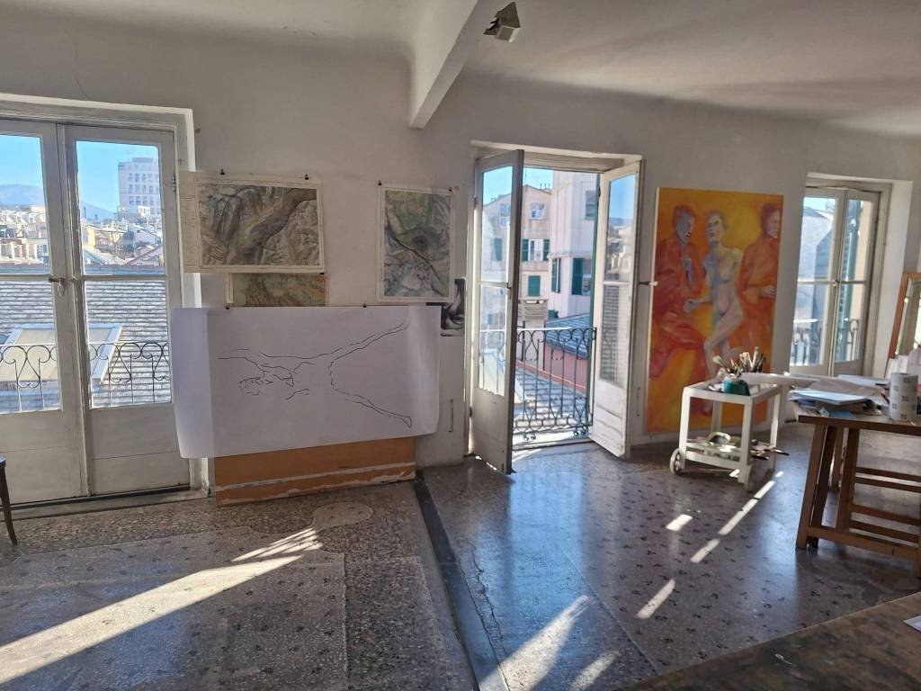 Salone - Appartamento vico Vegetti, 1, Genova (zona Centro Storico) - foto 2