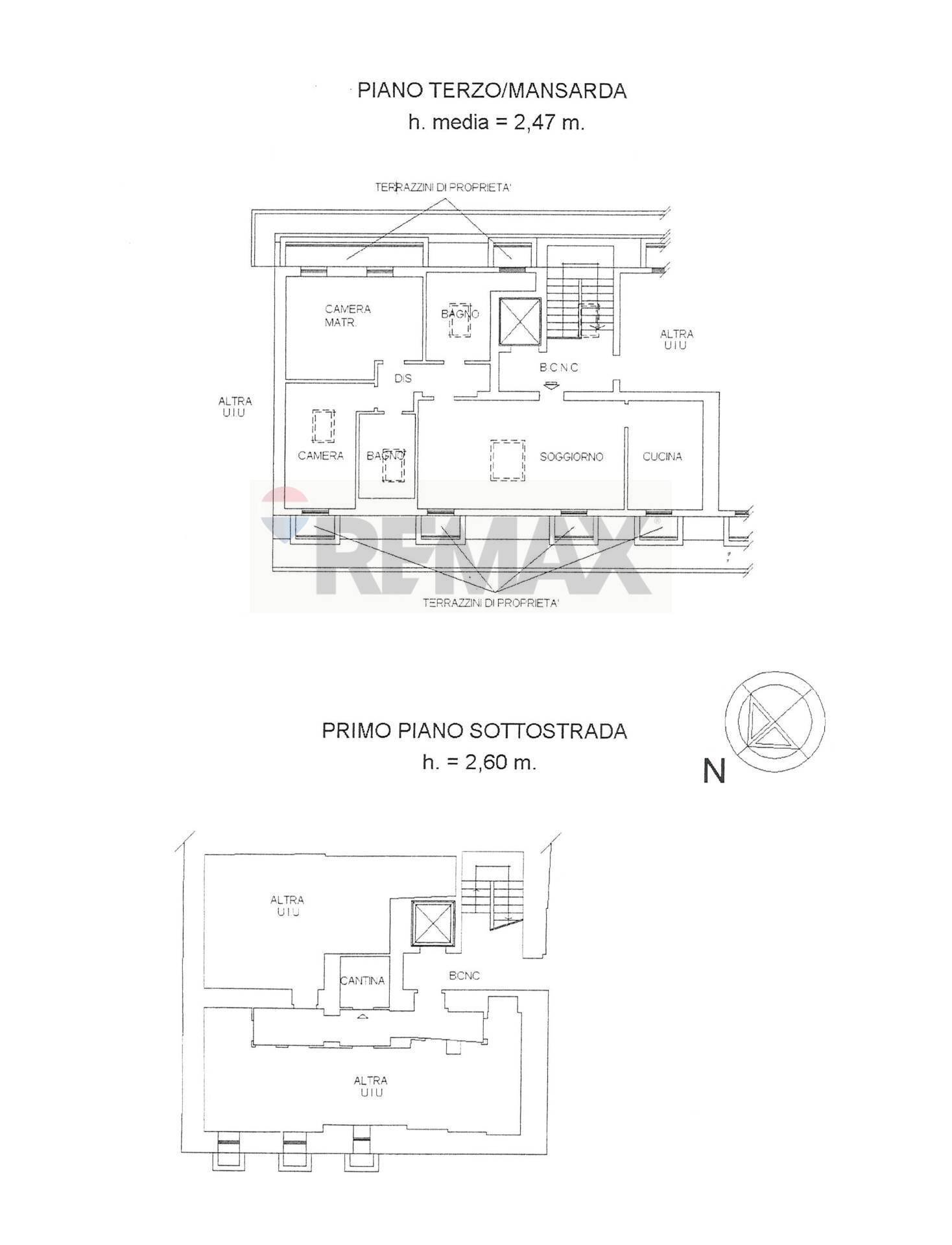 Pianta 2D - Three-room apartment Corso Milano
 
27, Monza - floor plans 1