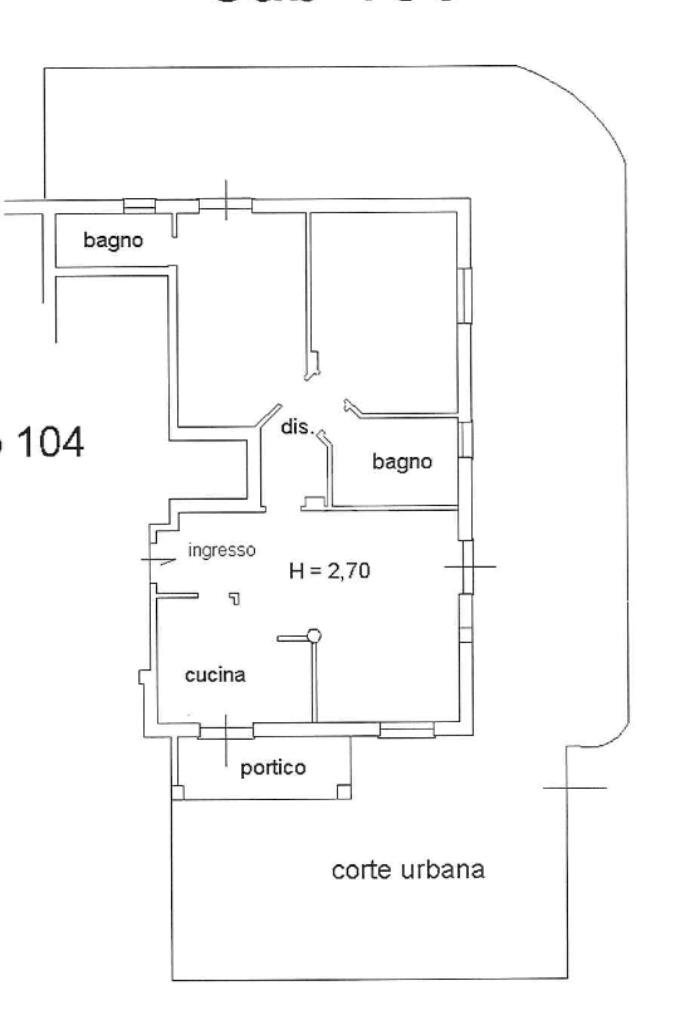 Four-room apartment Via Cisa Traversa I, Sarzana - floor plans 1