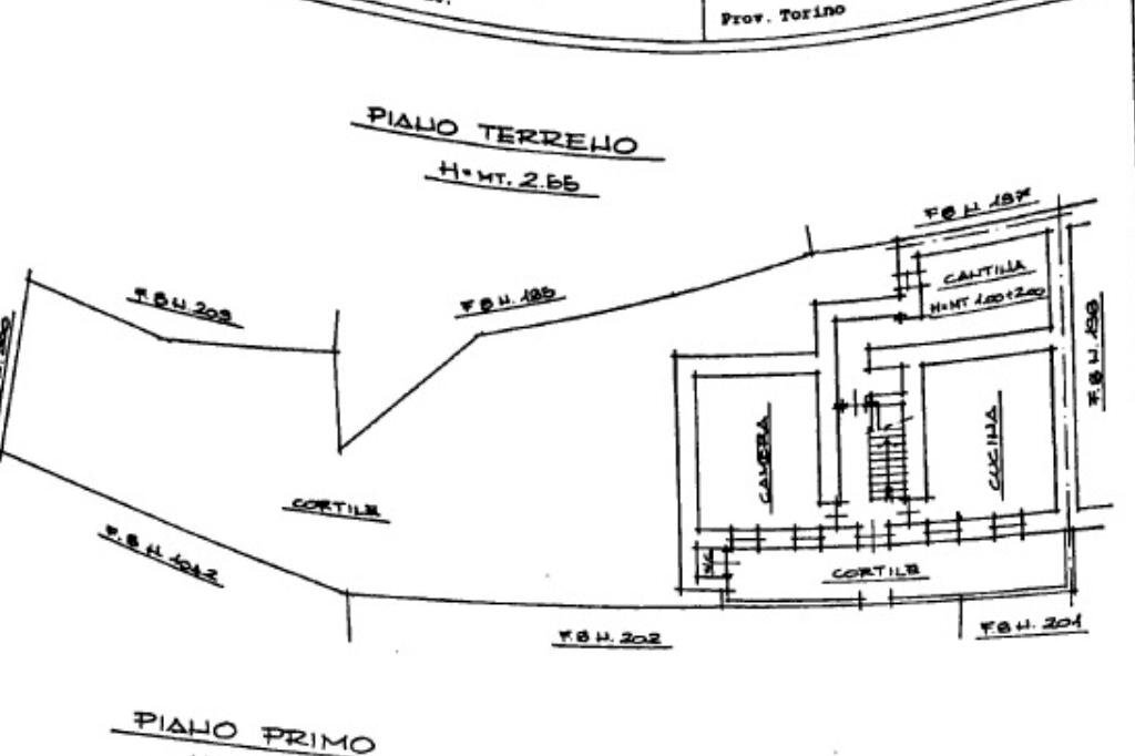 Rustic Via Roma, Viù - floor plans 1