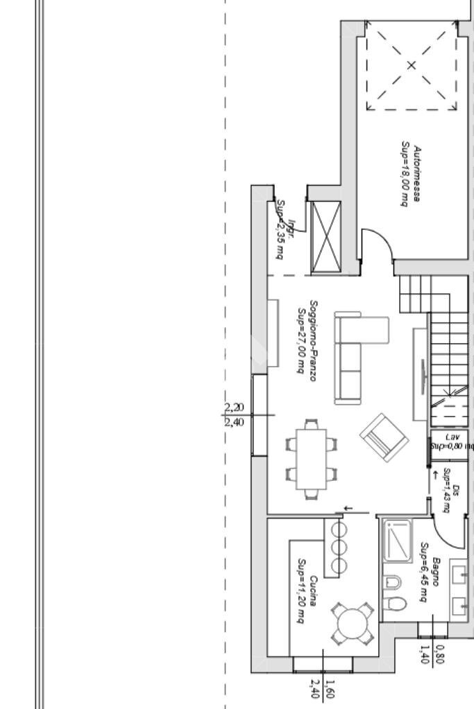 Villa a Schiera Via Filzi, Novi di Modena - planimetria 1