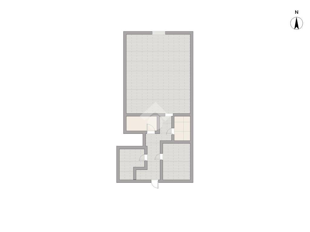 Bilocale Corso Vercelli, Milano (zona Washington) - planimetria 1