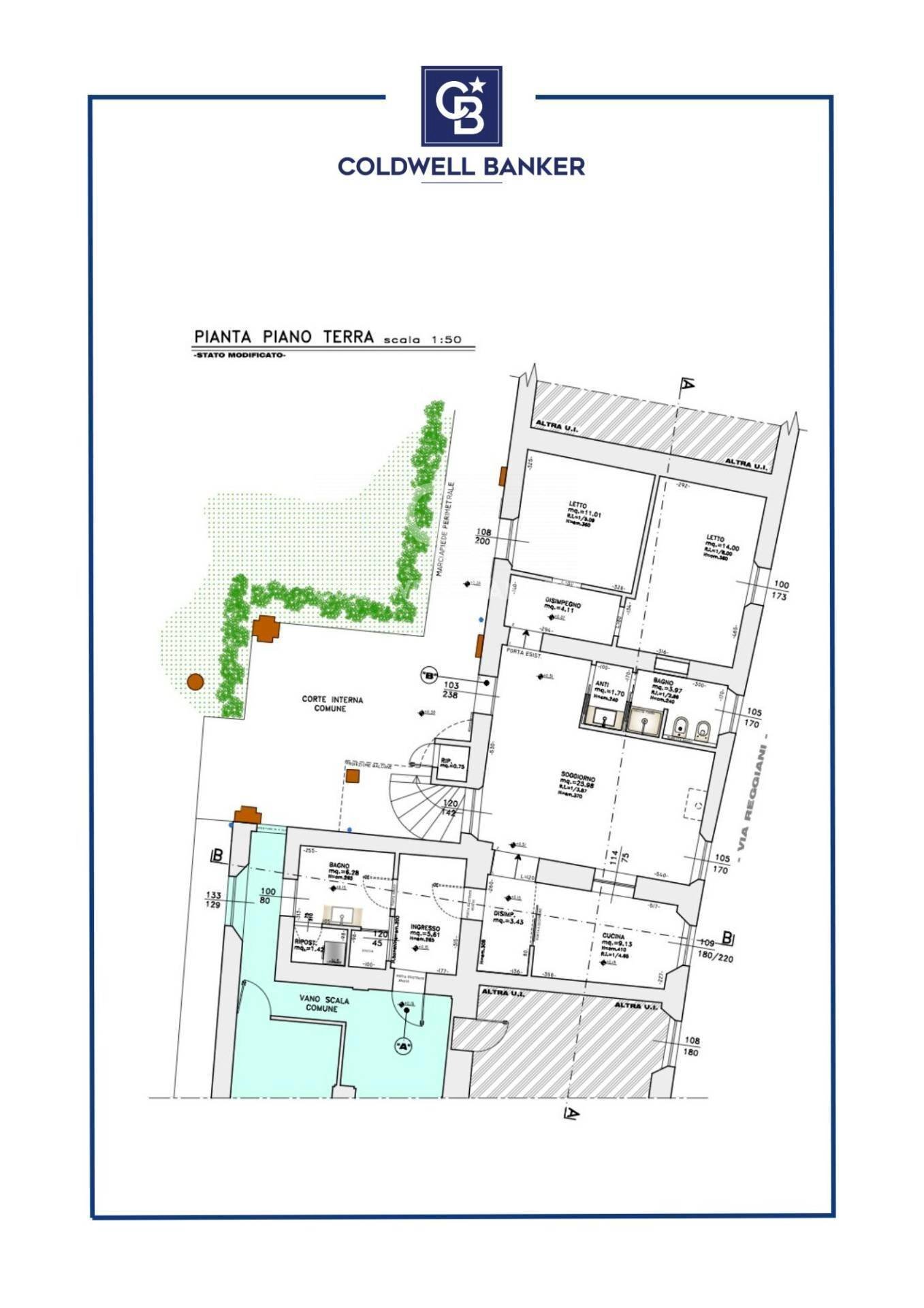 Foto 39 - Four-room apartment Corso Giuseppe Garibaldi
 
161, Forlì - floor plans 1