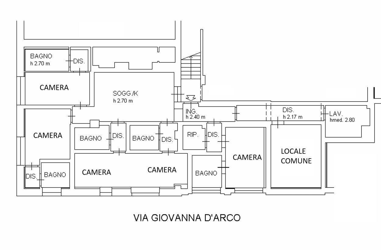 Appartamento via GIOVANNA D'ARCO, 146, Sesto San Giovanni - planimetria 1