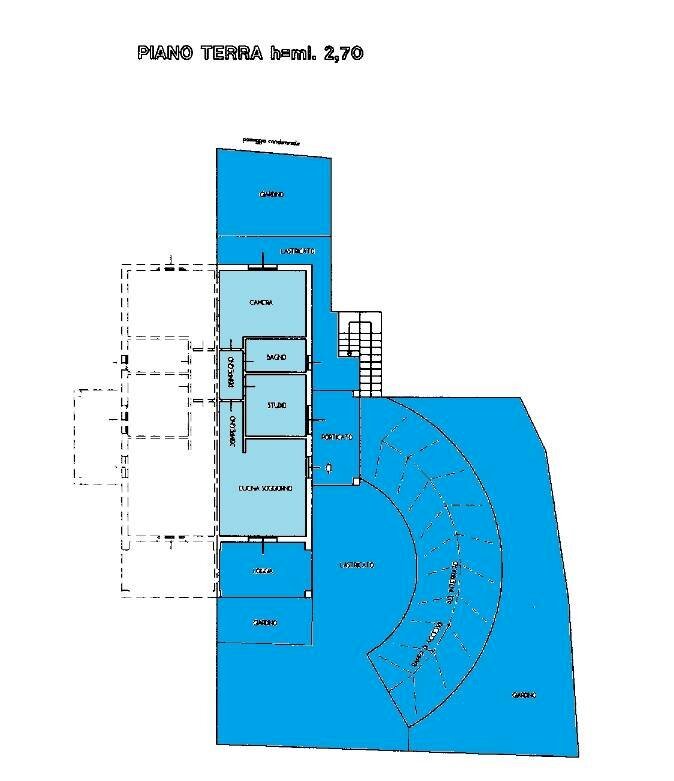 Foto 34 - Trilocale Via Pairola, San Bartolomeo al Mare - planimetria 1