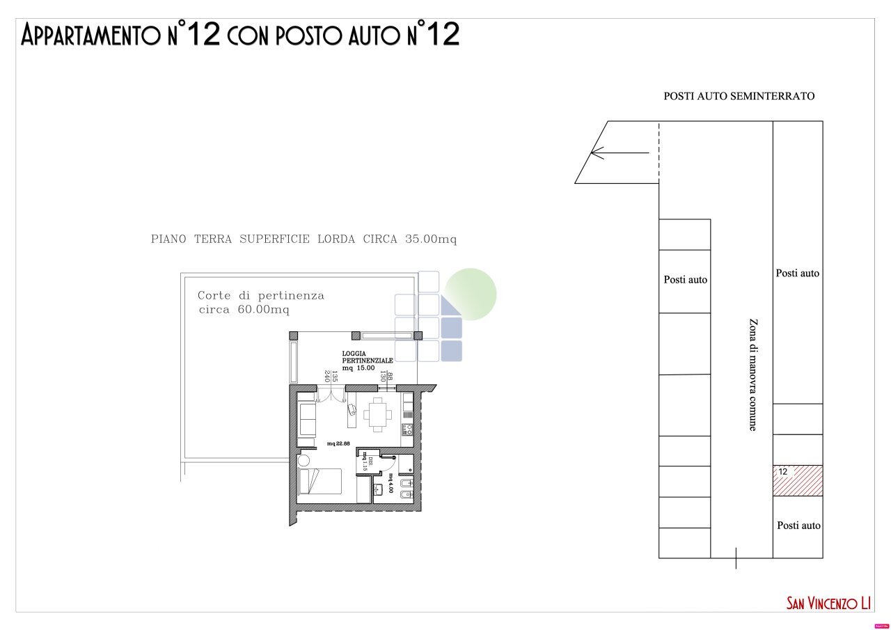 APP. 12.jpg - Casa indipendente Via Aurelia Sud  88, San Vincenzo - planimetria 1