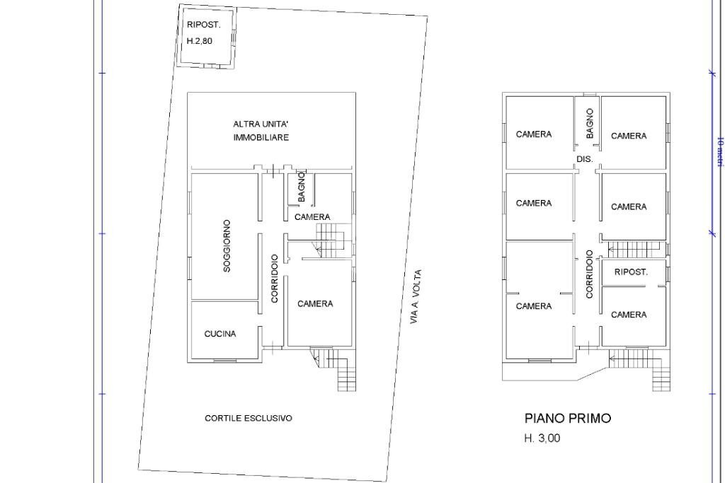 Independent house Via Ercole Pisi, Gattatico - floor plans 1