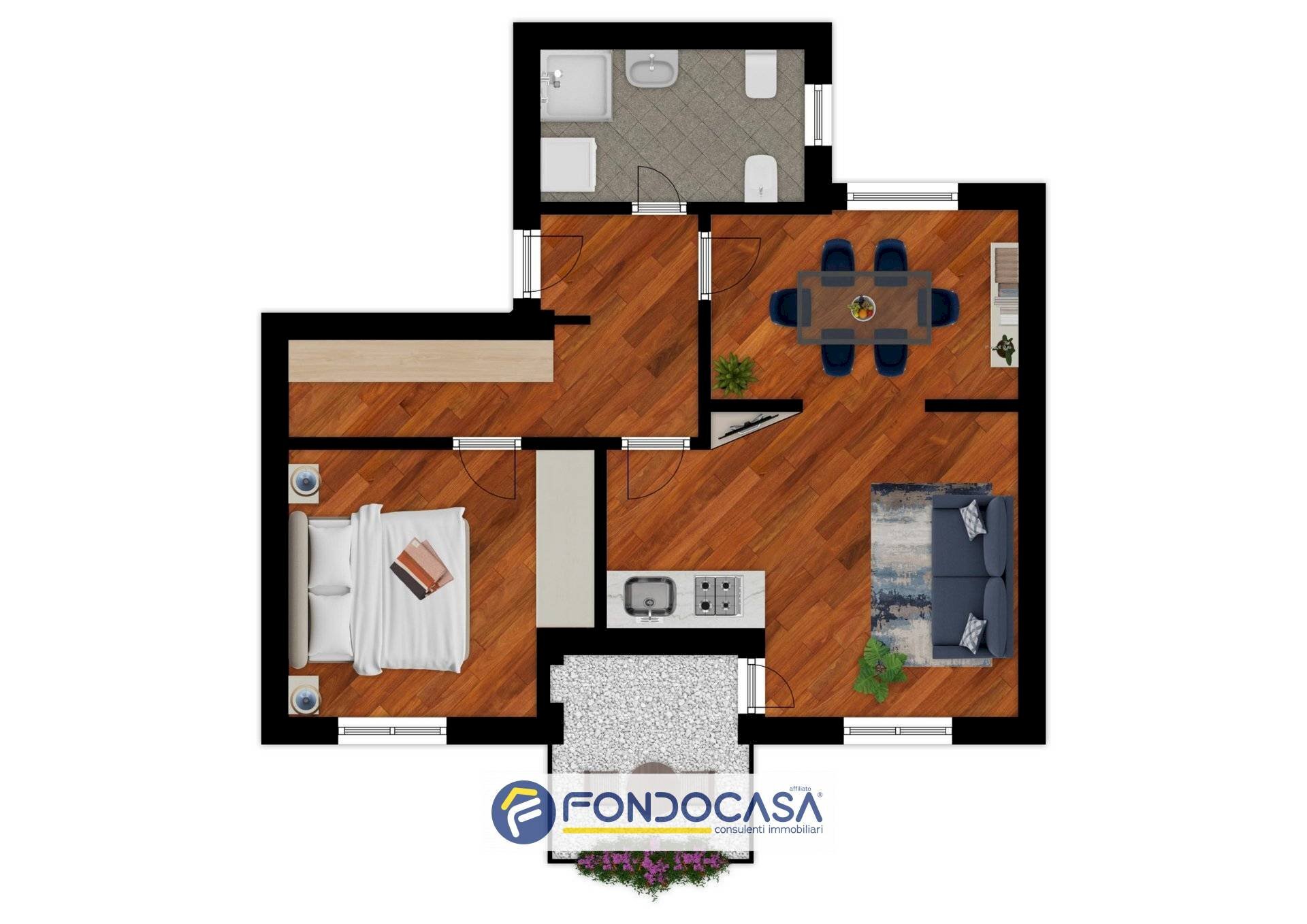 Foto 20 - Two-room apartment Via San Lazzaro, Andora - floor plans 1