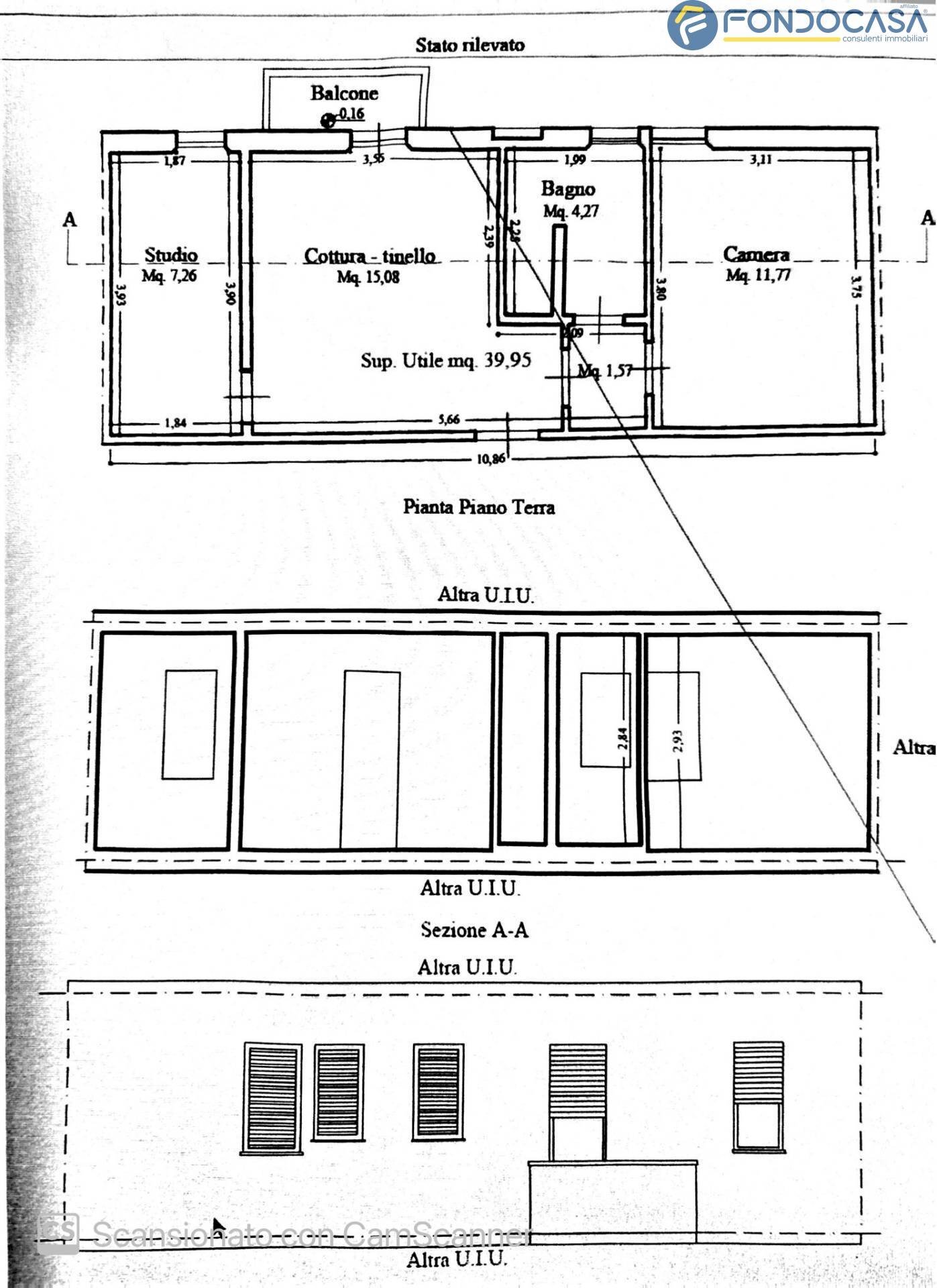 Foto 19 - Bilocale Via Fornace Mannozzi, Viareggio - planimetria 1