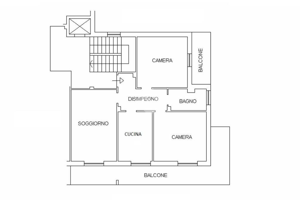 Quadrilocale Corso Guglielmo Marconi, Sanremo - planimetria 1