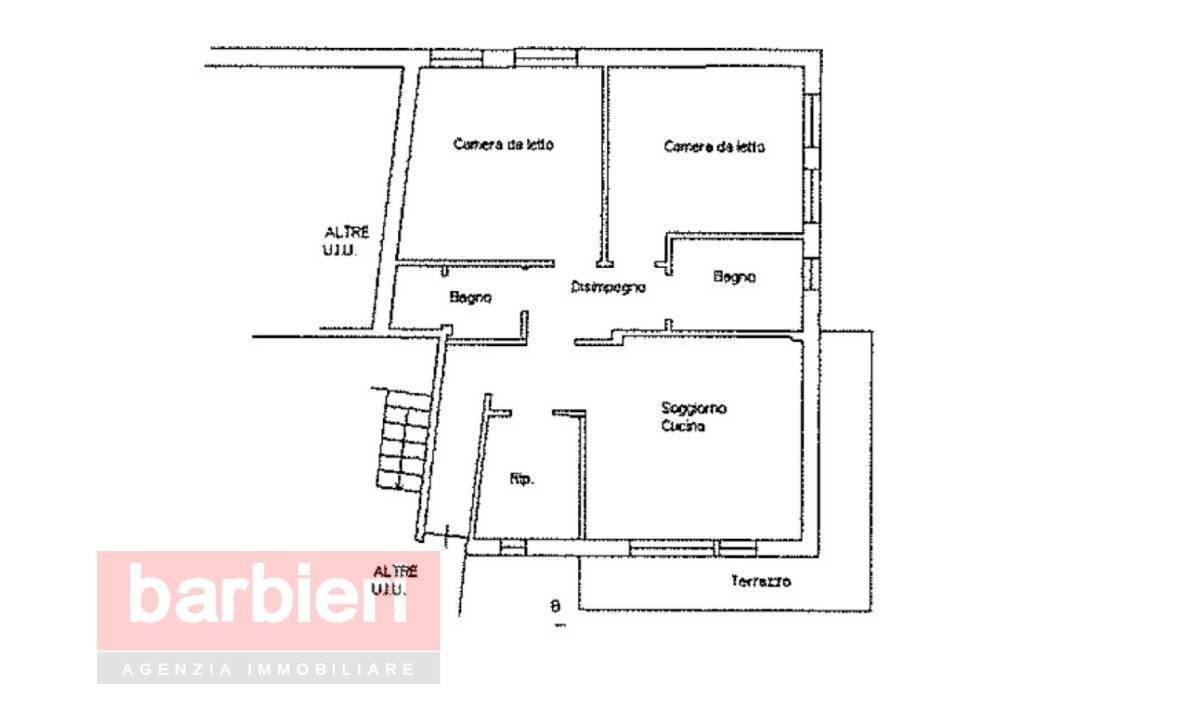 Foto 32 - Three-room apartment Viale Rismondo
 
1, Cervia - floor plans 1