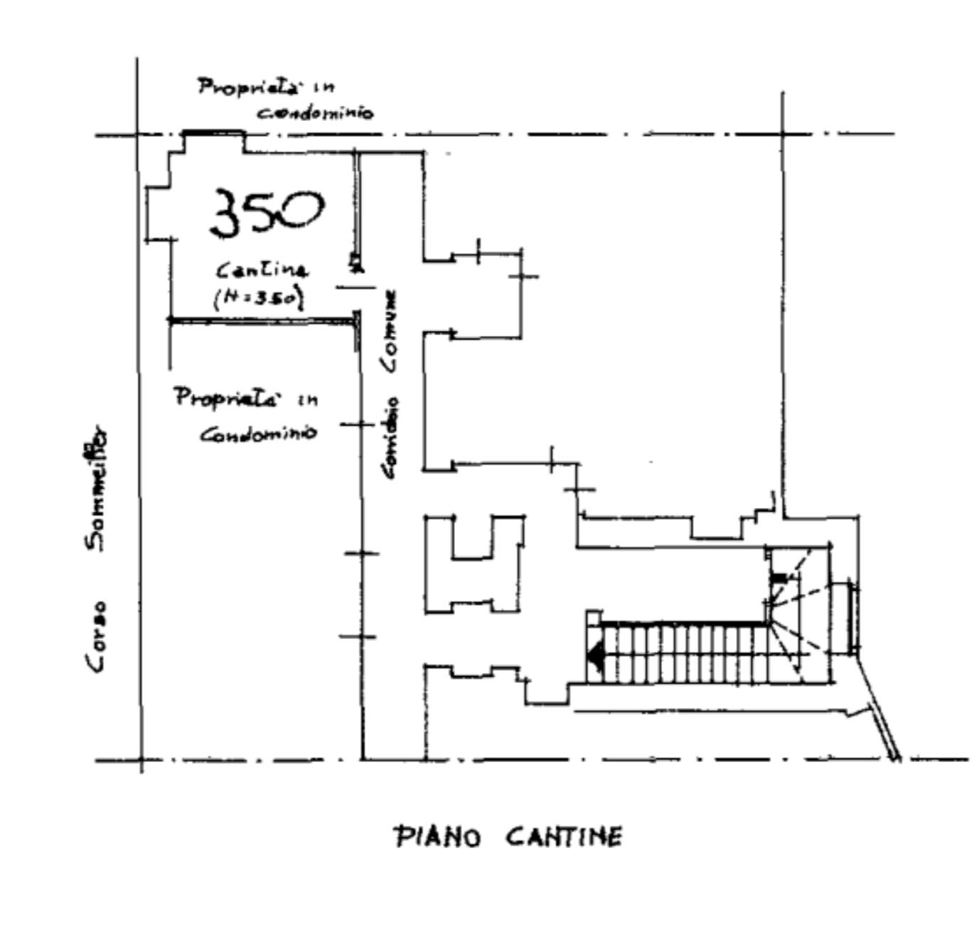 Appartamento corso Germano Sommeiller, 23, Torino (zona Crocetta) - planimetria 1