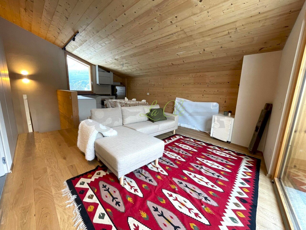 AFFITTO VERRAND - SOGGIORNO, ZONA PRANZO E ANGOLO - Three-room apartment Prè-Saint-Didier - photo 1