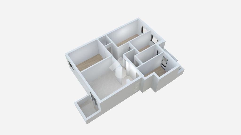 Quadrilocale Viale Giovanni Suzzani, Milano (zona Bicocca) - planimetria 1